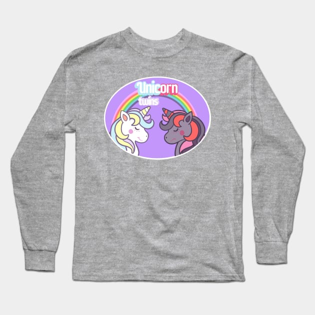 Unicorn Twins Long Sleeve T-Shirt by Sketchy